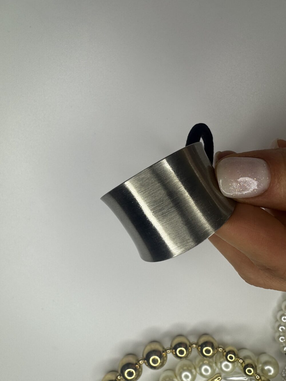 Metal Silver Lastikli Pınterest Toka - Görsel 2