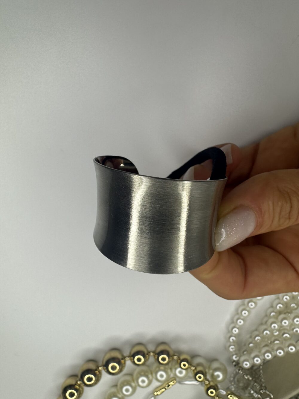 Metal Silver Lastikli Pınterest Toka - Görsel 3