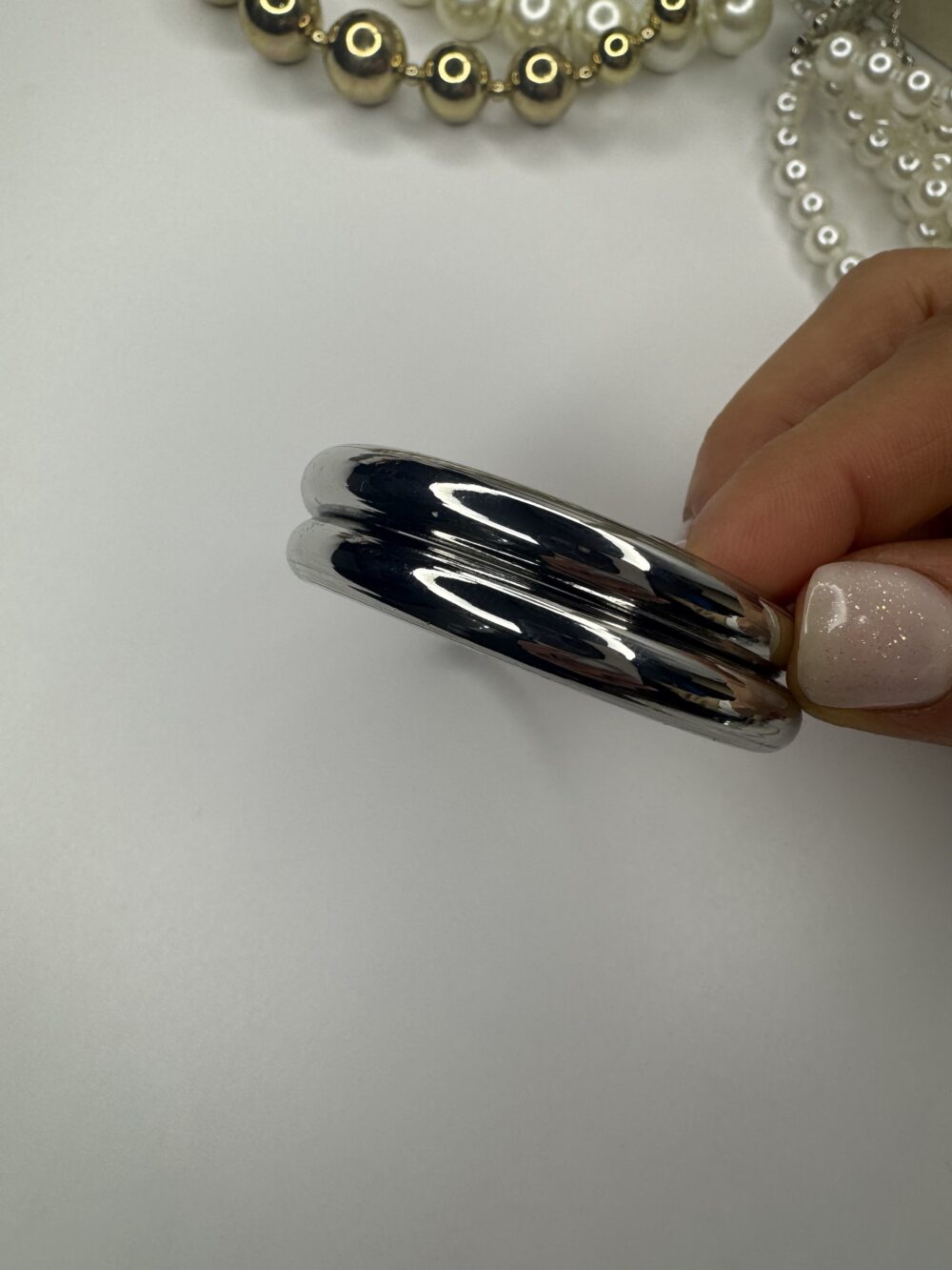 Metal Silver Lastikli Pınterest Toka - Görsel 2