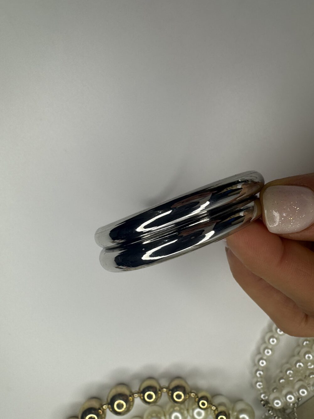 Metal Silver Lastikli Pınterest Toka - Görsel 6