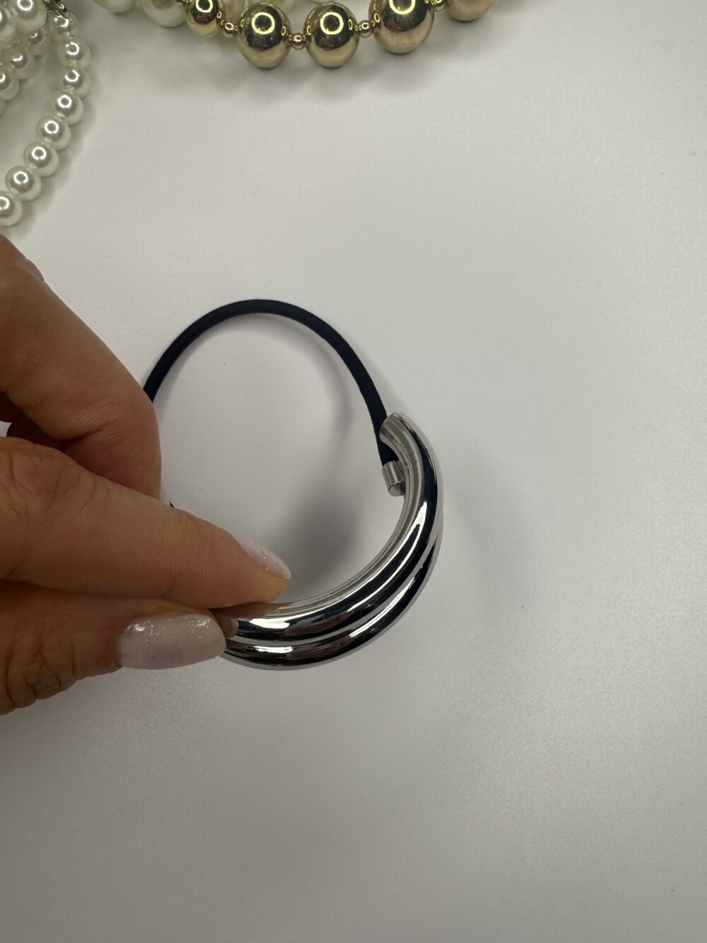Metal Silver Lastikli Pınterest Toka