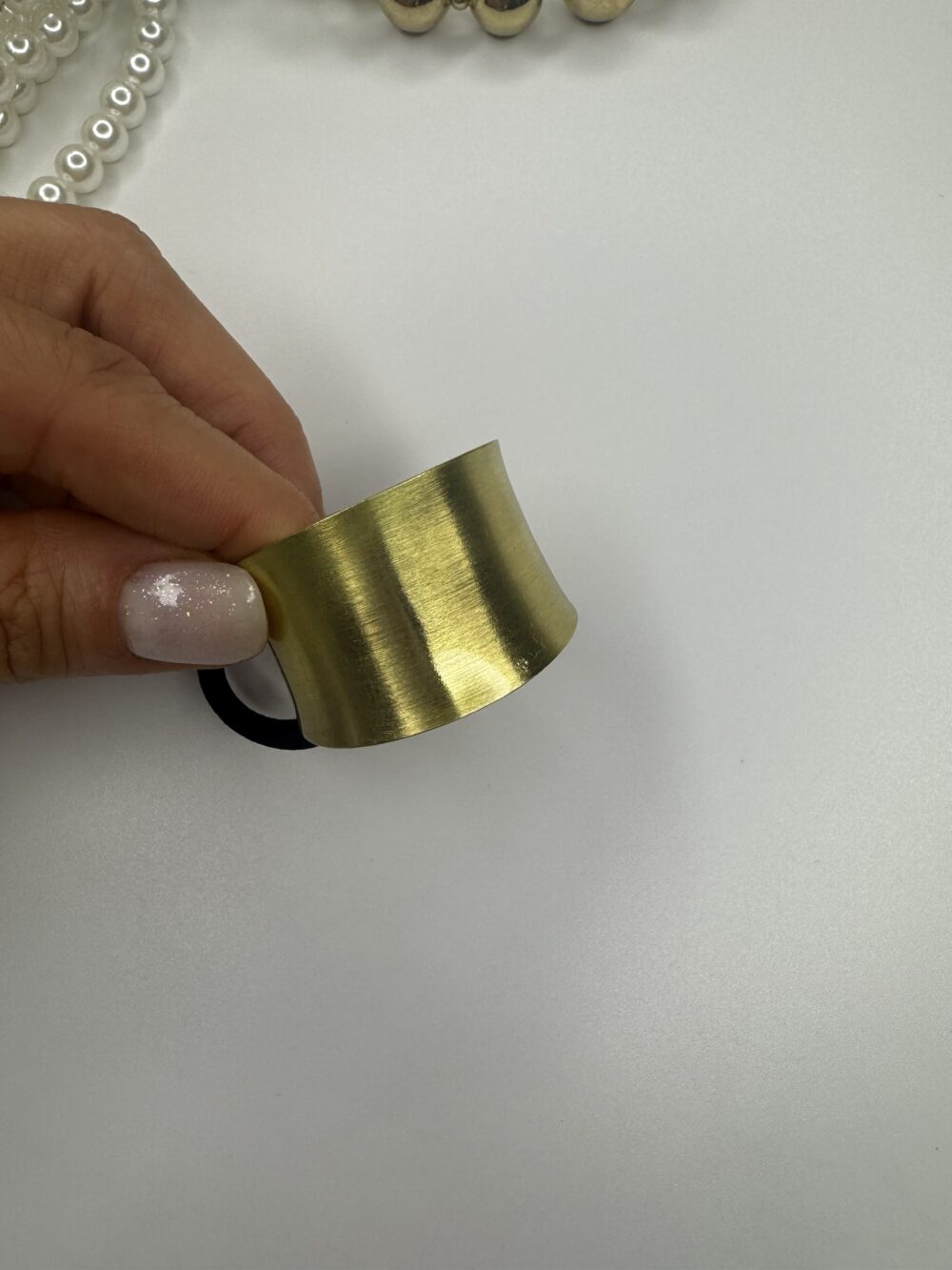 Metal Gold Pinterets Lastikli Toka