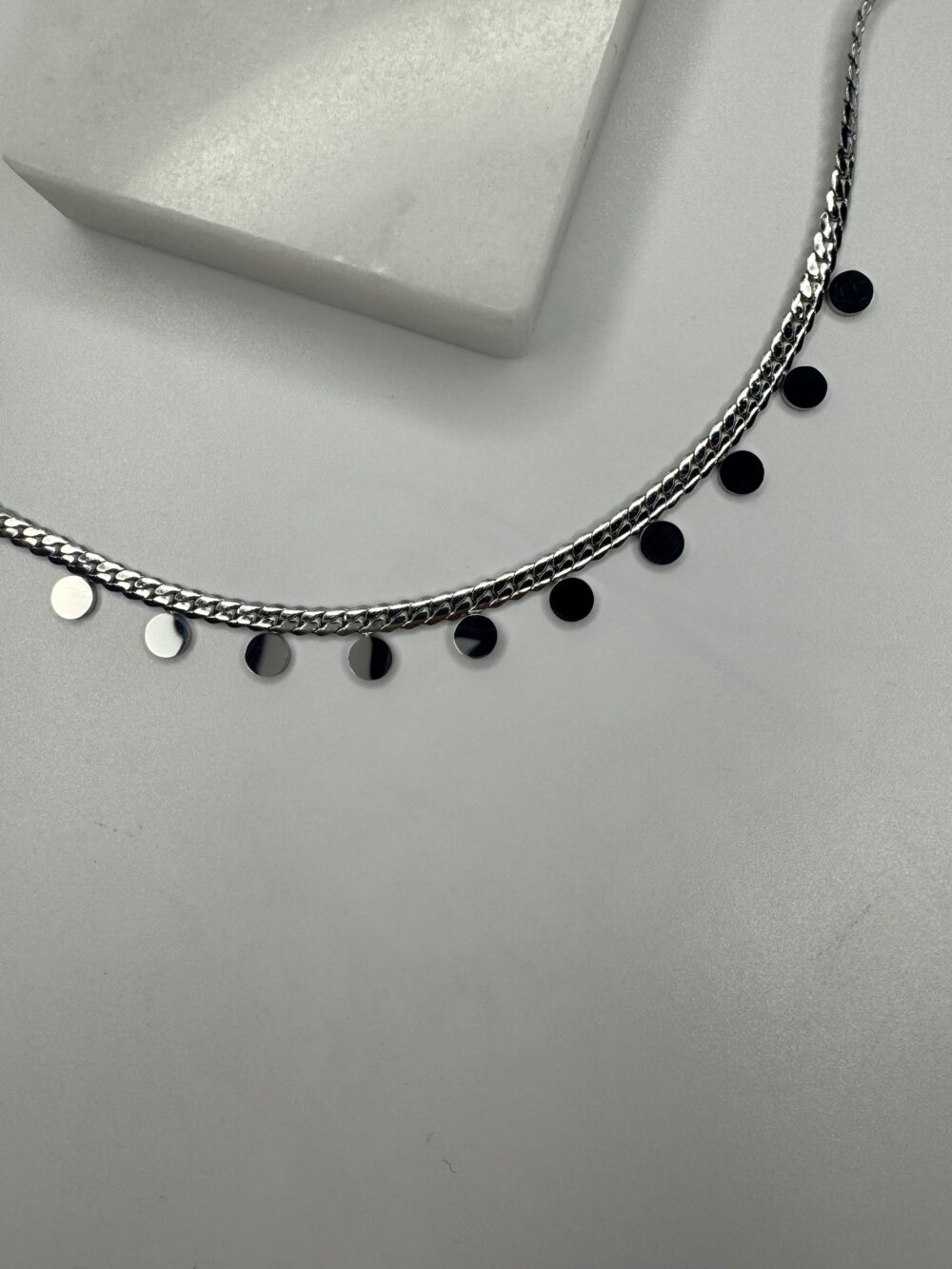 Çelik Silver pullu Halhal - Görsel 2