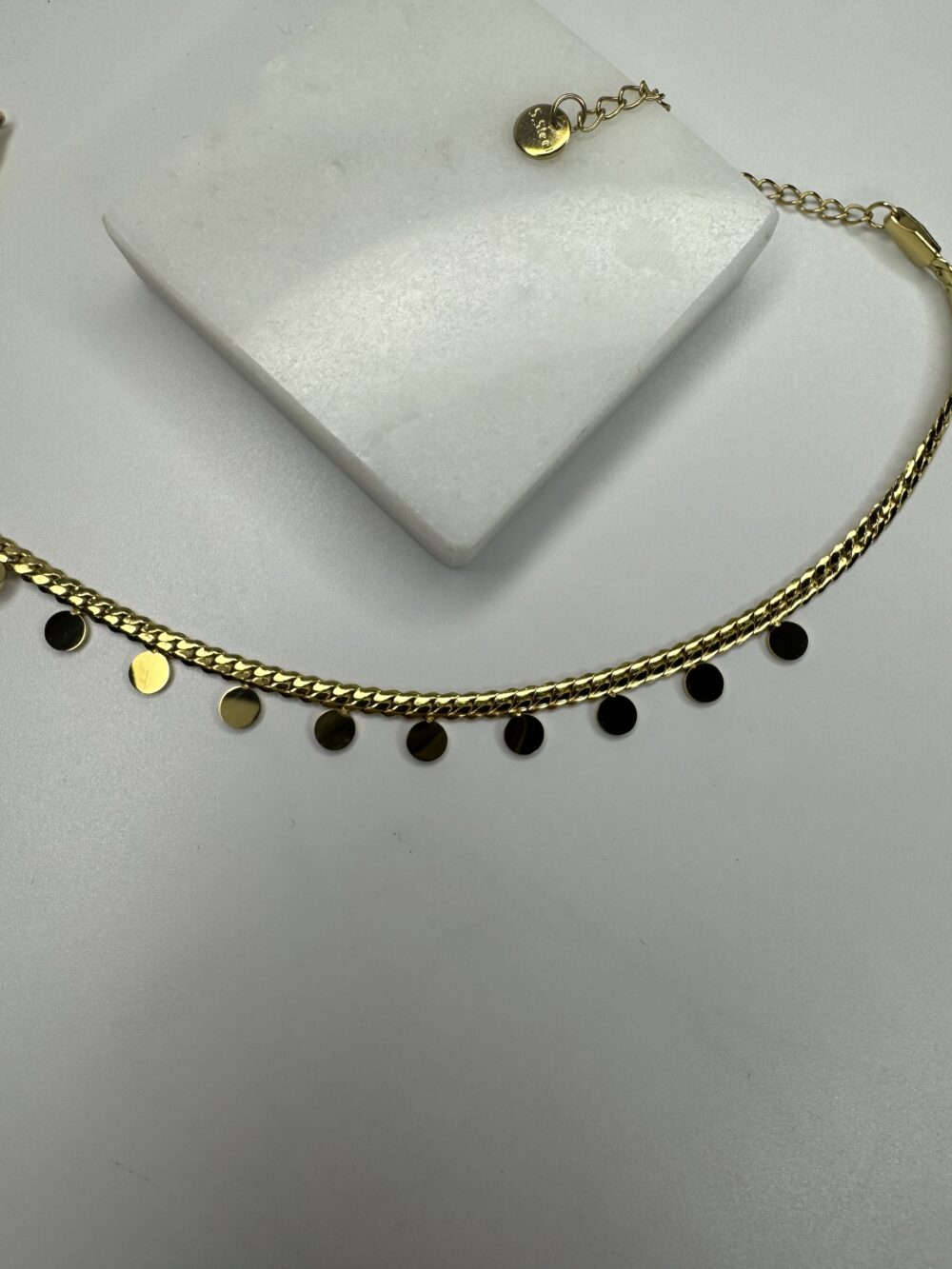 Çelik Gold Pullu Halhal - Görsel 2