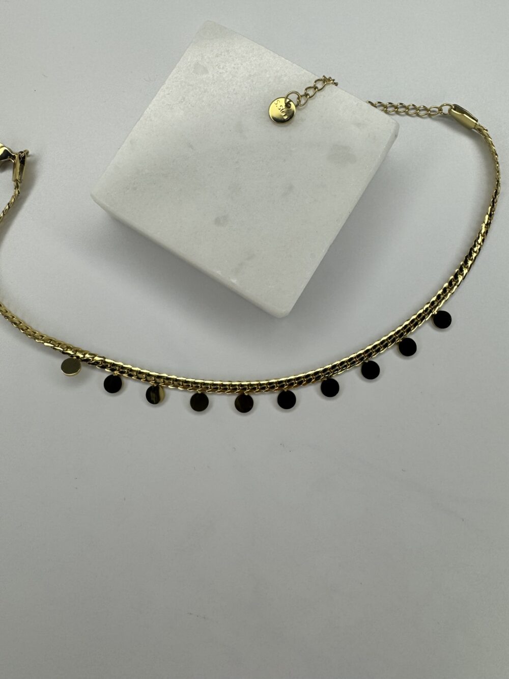 Çelik Gold Pullu Halhal