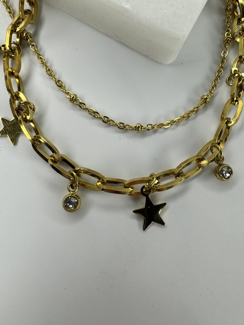 Çelik Gold Sallantılı Yıldız Halhal