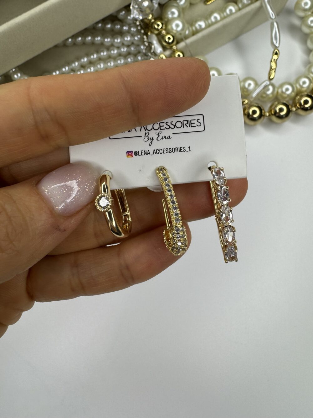 Özel Seri Üçlü Küpe - Görsel 2