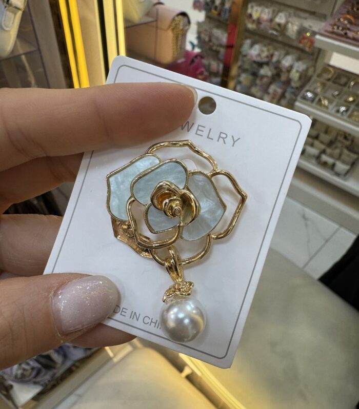 Gold Bebe mavisi incili Gül