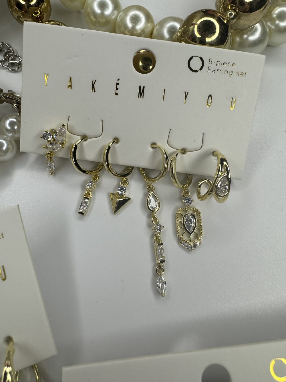 Gold Çoklu Küpe