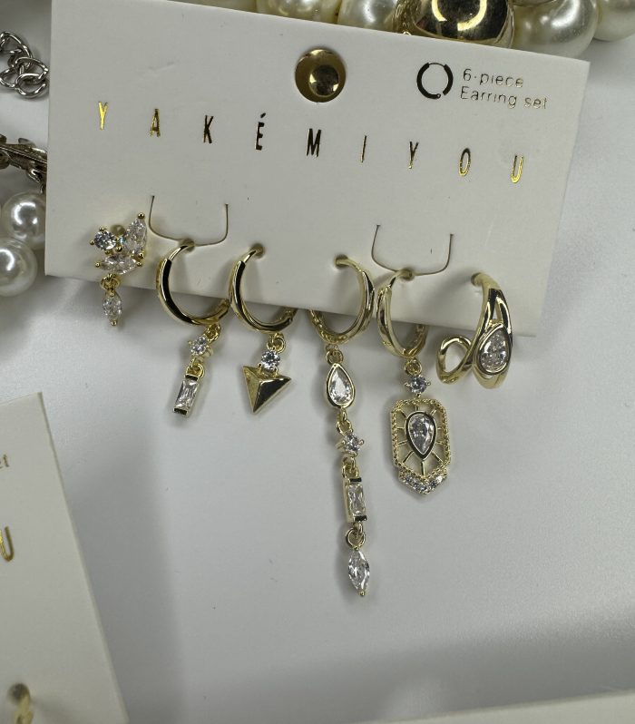 Gold Çoklu Küpe