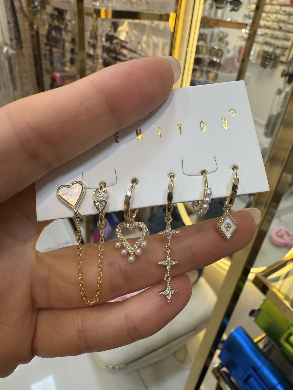 Gold Çoklu Küpe
