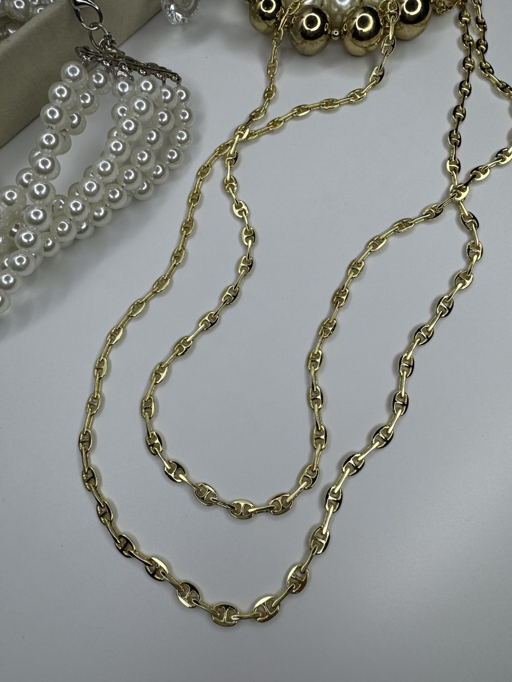 Özel Seri Gemici model Gold Kolye