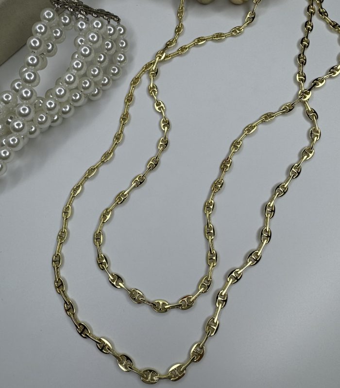Özel Seri Gemici model Gold Kolye