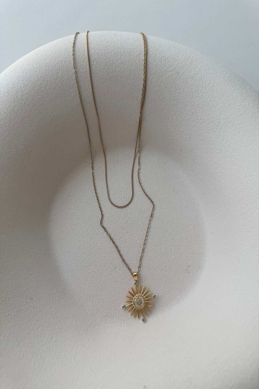 Gold Çelik Kolye