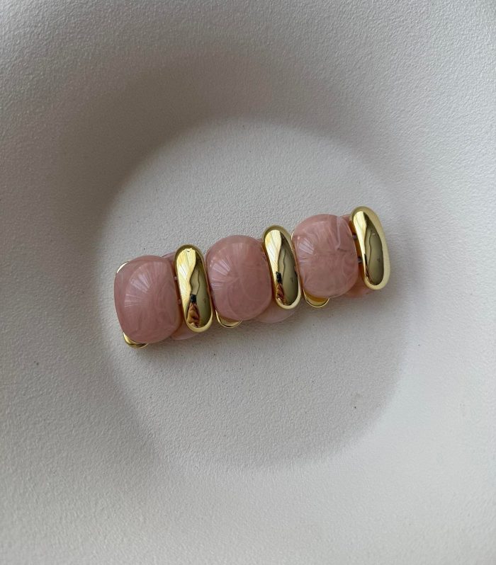 Pembe Renkli Lastikli Bileklik