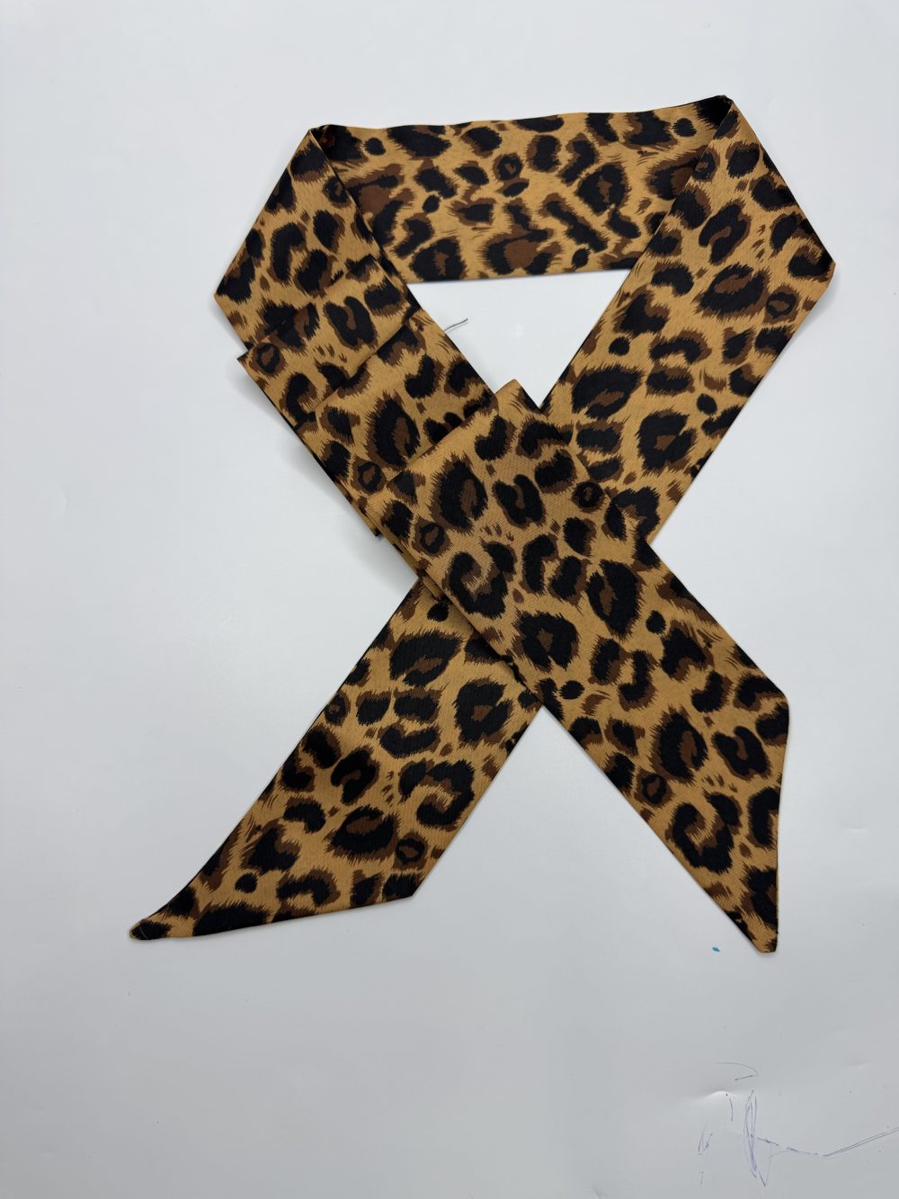 Leopar Fular&Çanta Charm &Toka