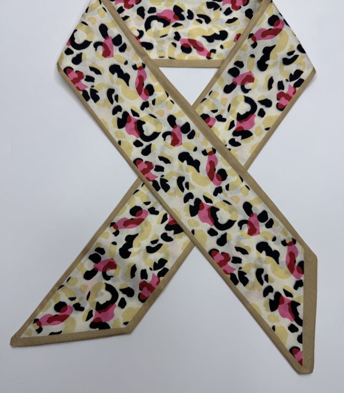 Leopar Fular& Çanta charm & Toka