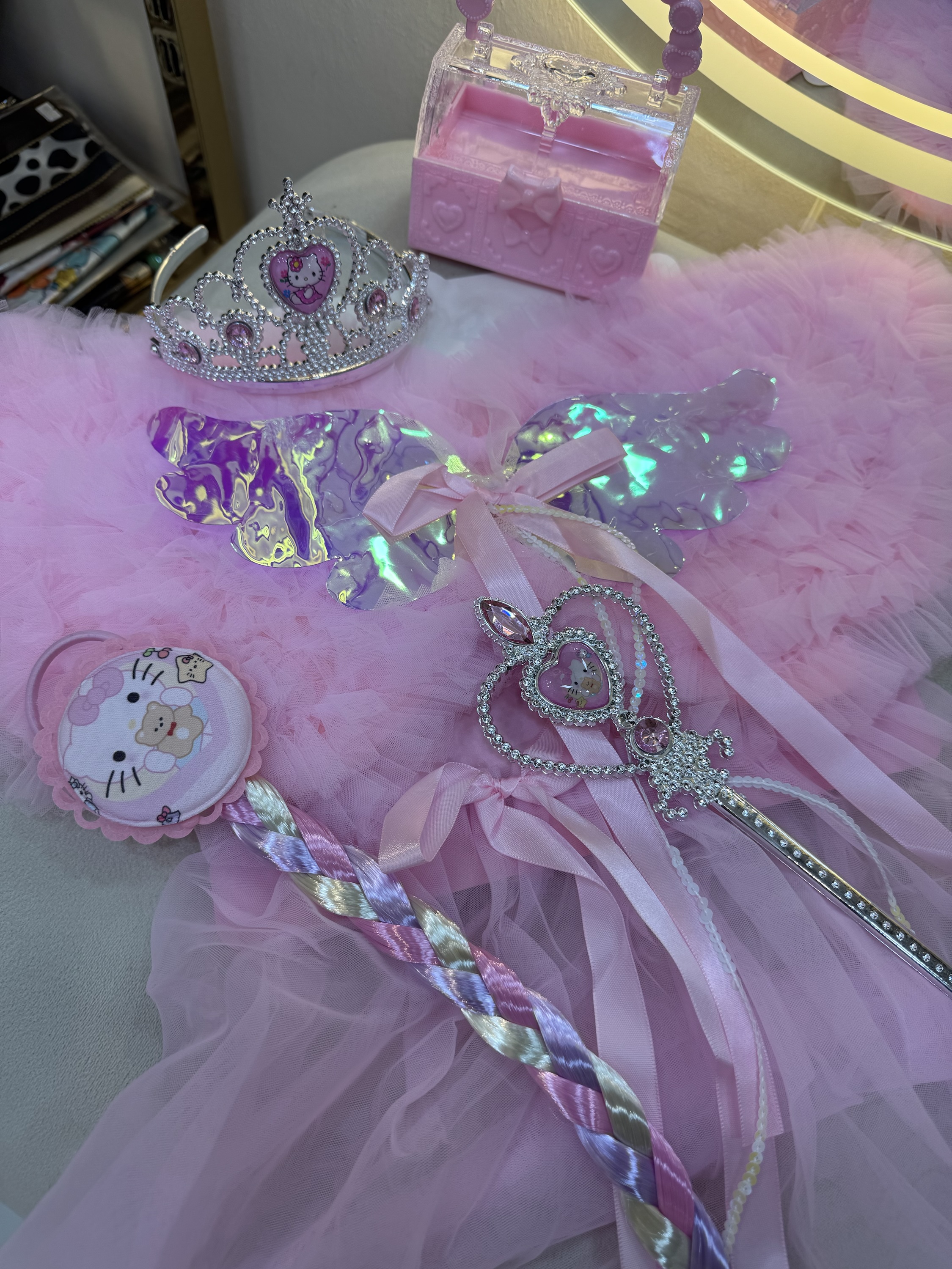 Kawaii pembe prenses seti